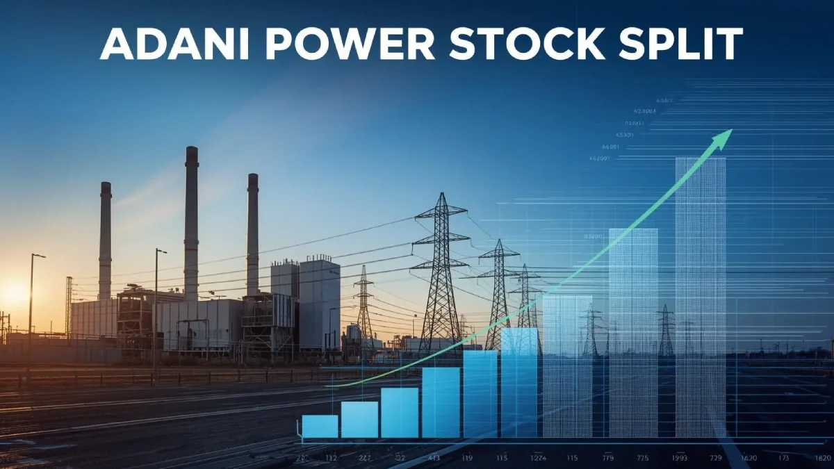 Adani power stock split 2025