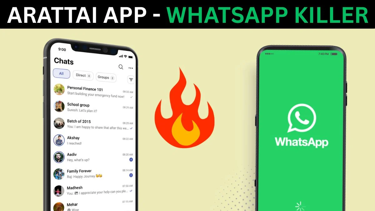 Arattai App: Made in India का WhatsApp Killer