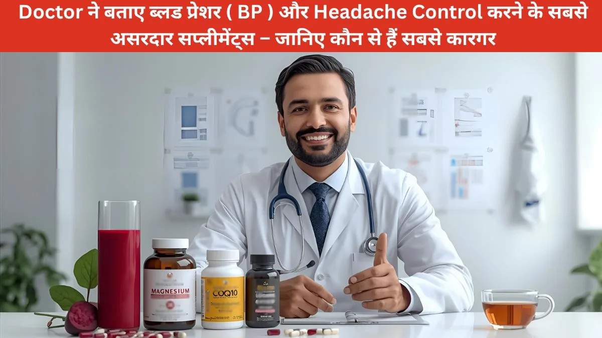Supplements to Control Bp and Headache